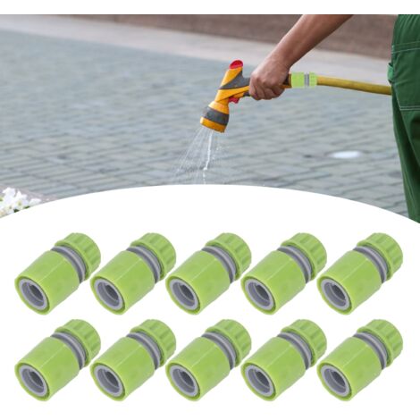 Jeu de raccords rapides G1/2 pour irrigation (ABS, 12mm intérieur, 10 pièces) - pour tuyau d'arrosage jardin et systèmes d'irrigation (1/5)