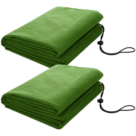 Housse de Protection pour Plantes - Grand Modèle 2x10m - Isolation Thermique, Réutilisable - 2 Pièces - Vert (1/5)