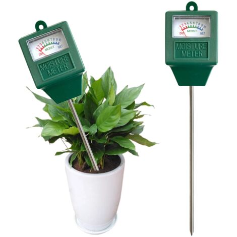 Testeur d'humidité du sol LISEUR Green Metal Probe 17.5cm - Jardin Potager Terrain Parfait (1/4)