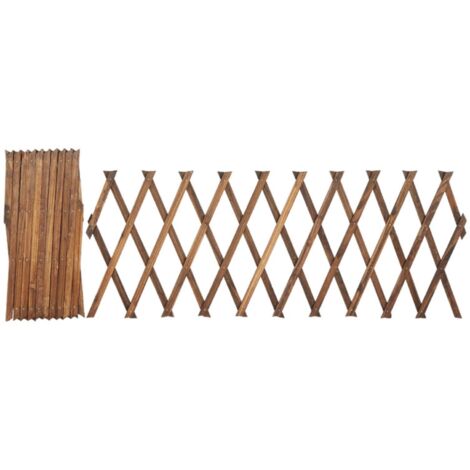 Treillis extensible en bois pour plantes grimpantes, garde-corps décoratif pour jardin, terrasse et décoration intérieure, 1pc (1/5)