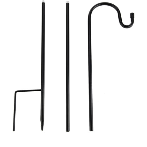 Poteau-Support Décoratif [Poteau-Support Décoratif] • Poteau-Support Décoratif [Poteau-Support Décoratif] [Acier Revêtement Anti-Rouille Hauteur 120cm Noir Pièce] • [Poteau-Support Décoratif] [Poteau- (1/5)