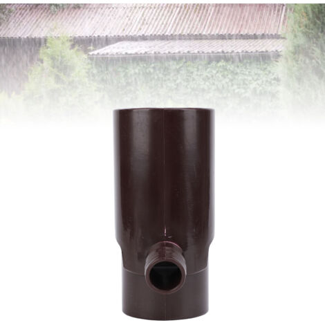 Divertisseur de Pluie pour Collecteur d'Eau de Rainwater Collection System en Plastique 8cm Modèle Diverter de Tuyau d'Évacuation Rond pour Irrigation et Aquarium (1/5)