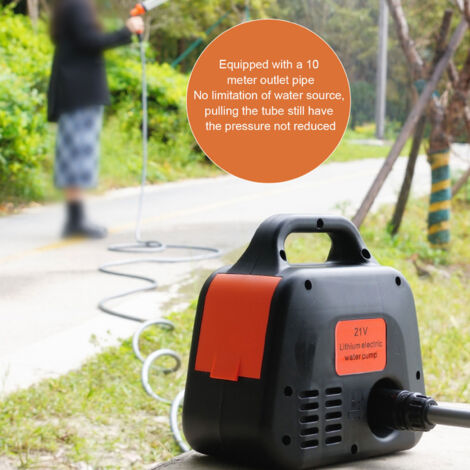 Douche De Camping Portable électrique – Batterie 4000 MAh, Pompe IPX7, Tuyau 180 Cm, Sac De Rangement, Pour Rando Et Bain Chien