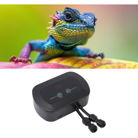 Humidificateur Automatique pour Terrarium Reptiles avec Timer Programmable, Hygromètre, Pompe 5V USB, Réservoir d'eau et Kit d'Installation Rapide (1/5)