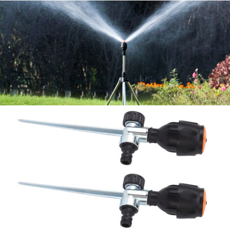 [Arroseur Rotatif Automatique] - Double Kit - Nozzle Inox 360° - Pour Jardin et Pelouse (1/5)