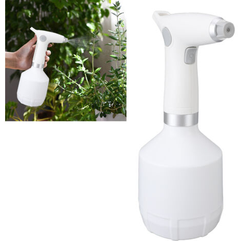 Pulvérisateur électrique rechargeable USB 1000mL multifonction avec tête ajustable pour jardin et maison intérieur et extérieur (1/5)