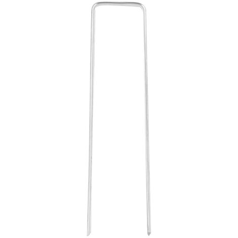 Pinces de fixation pour tissus paysagers en acier inoxydable - 100 pièces, 15.2cm (1/5)