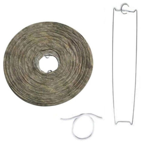 Piège Anti-Guêpes Simulé Écologique - Équipé Cadre Métal et Cordage - En Papier/Fer 22x28cm (1/5)