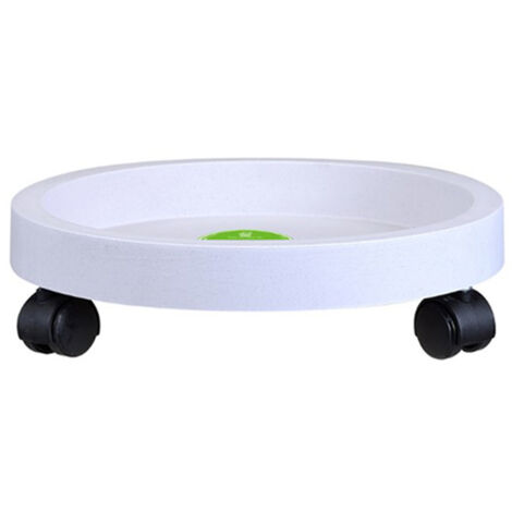 Plateau à roulettes pour plantes - Caddy mobile avec 4 roues résistantes et structure robuste - Matériel plastique sans toxique - Capacité 125lbs - Dimensions 28.5/33.4/38.37.5cm - Usage indoor/outdoo (1/5)
