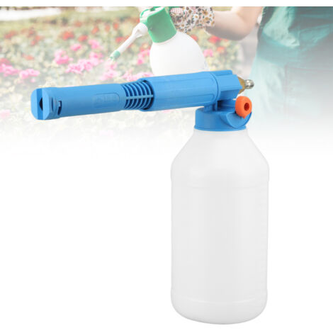 Nettoyeur haute pression portable avec sprayer mousse 2000ML et interface rapide 1/4 inch pour jardin et voiture Bleu. (1/5)