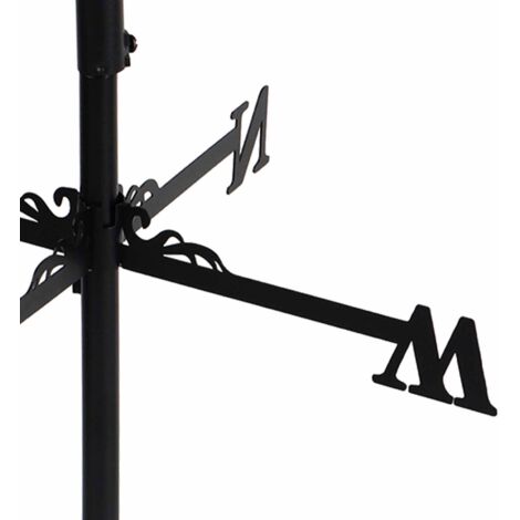 Girouette de Jardin [Émaillée Traditionnelle] Girouette en Acier Inoxydable Girouette Agricole Vintage Girouette Amovible Professionnelle 50x30 cm (1/5)