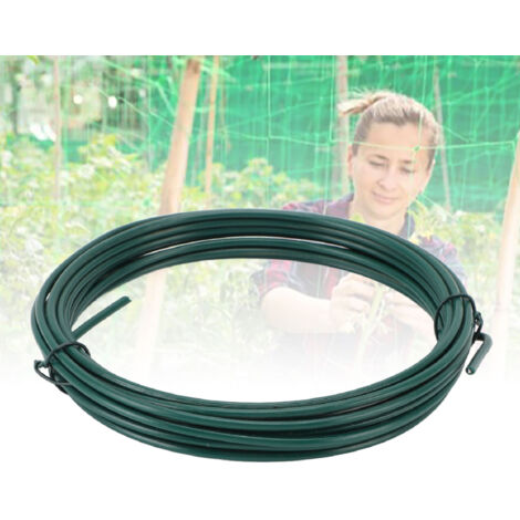 Tie pour Plantes Avec Clip et Fil de Fer, 800pcs Support Pliable et Coupable pour Jardins Fleurs et Légumes 6m/19.7ft (1/5)