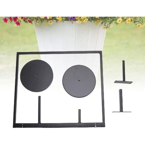 Supports de plantes muralCadres métalliquesMode creativeShelf de 5 partsInstallation facileIron (1/5)