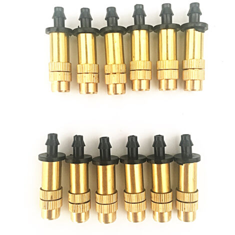Arroseur Misting 5 Pcs en Cuivre Modifiable pour Jardin : Pulvérisateur Économique de 0.2-0.7 l/min avec Embout de 0.8cm (1/5)