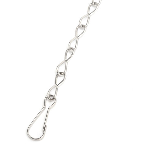 Chaîne de Suspension de Pots de Fleurs - Chaîne 304 En Acier Inoxydable - 4 Pièces avec Crochets - Chaîne de Suspension Multi-Fonctions pour Jardins Extérieur/Intérieur