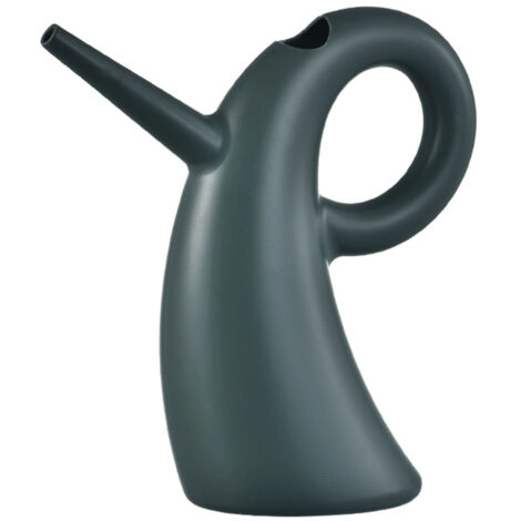 Arrosoir pour plantes d'intérieur ABS - Désign élégant, ergonomique, 1,5L, 27,5x14cm, vert/blanc/gris (1/5)