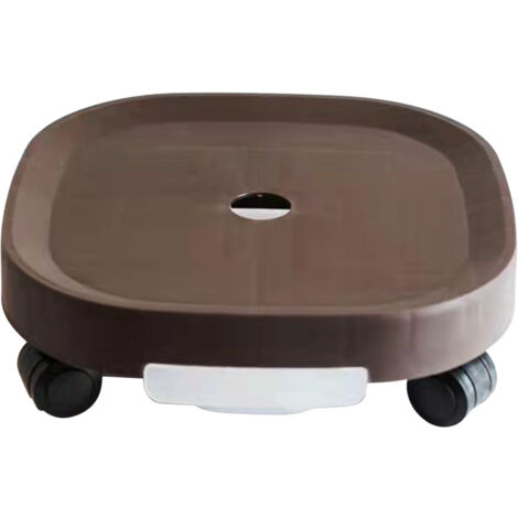 Pot-Plantier avec Roues Rotatives 360° ManoMano Modèle diamètre 24/27cm Résine 1 Pièce Transport facile et Décoration (1/5)
