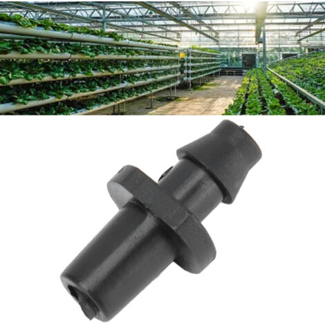 Pièce d'arrosage jardin en plastique - Connecteurs barbelés 200Pcs pour tuyaux 4/7mm, irrigation goutte à goutte (1/5)