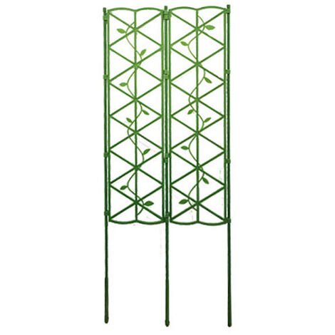 Trellis de jardin extensible DIY avec fibre de verre et cadre LED Rangement de plantes et décor de fête 6 tailles (60×15cm à 75×45cm) (1/5)