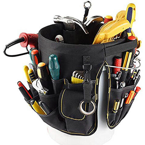Organisateur de outils de jardinage professionnel [kit d'outils] Organisateur robuste 56 poches waterproof dimensions 30x28cm pour jardins travaux DIY (1/5)