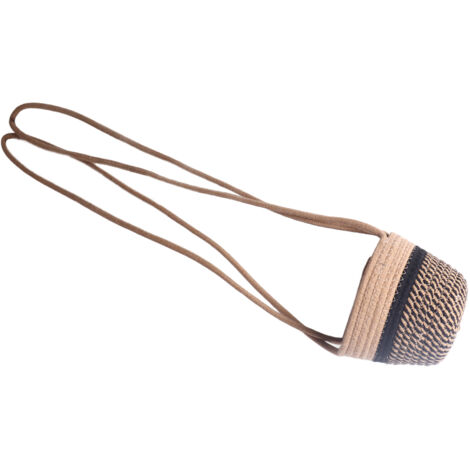 POT HANGER Indoor Plant Basket Hanging Cotton Rope Plant Storage Organiser Plant Pot Holder (1/5)