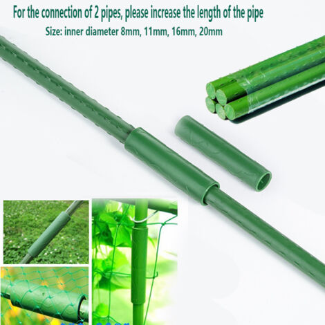 Accessoires de Jardin Connecteurs de Tubes pour Serres et Supports de Plantes
Connector, Greenhouse Shelf Pipe, Garden Tool Accessories
PP - Diamètres 8mm, 11mm, 16mm, 20mm - 12 Pièces Vert