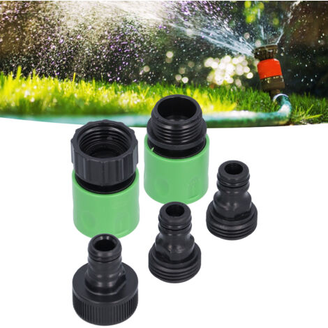 Adaptateur Rapide pour Tuyau d'Arrosage 3/4 NPT avec Coupleur Fileté Femelle/Mâle et Embouts pour Irrigation de Jardin/Pelouse