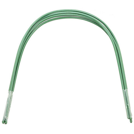 Piquet de jardin en plastique durable, insertion facile, support pour films et protections végétales (1/5)