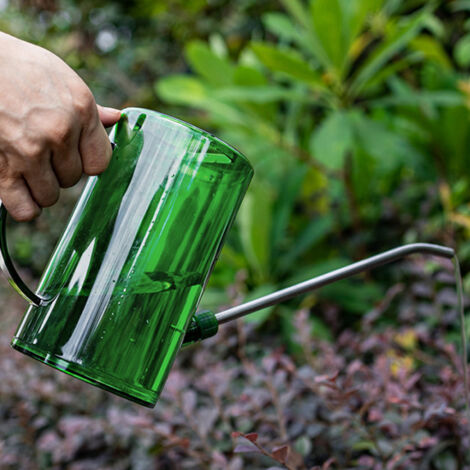 Arrosoir Transparent PP 1L avec Bec Long pour Plantes et Jardins - Arrosoir d'Intérieur Facile à Utiliser et à Nettoyer (1/5)
