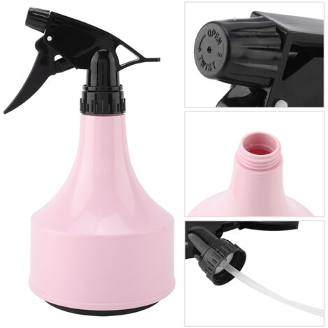 Arrosoir à pompe pour jardin et maison, modèle PPWCP-V2, capacité 0.6L, dimensions 11cm x 21cm, en plastique durable, avec embout rotatif ajustable (rose ou bleu) (1/5)