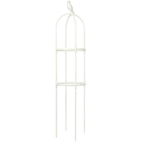 Support pour plantes en cage métallique, modèle Φ28 x 120cm noir avec 6 piquets et anneau de serrage, assemblez selon vos besoins pour la croissance continue de vos tomates et légumes grimpants (1/5)