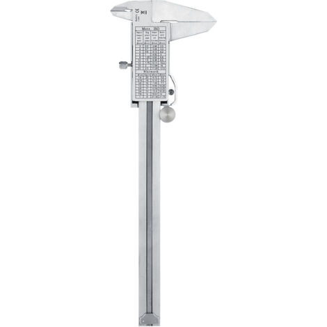 Palmer numérique - Modèle DC150 - Carbon Steel Silver - 0-150mm Haute précision ±0.05mm avec écran LCD - Pour mesures interne externe profondeur (1/5)