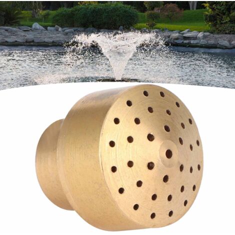 Embout de Fontaine Femelle en Cuivre G1/4 12.5mm - Embout Sprinkler pour Architecture de Paysage et Décor avec Spray de Fuseau Attrayant