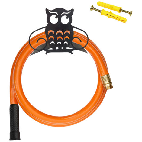 Accroche pour tuyau d'arrosage Modèle Sheep Orange Design en fer décoratif pour jardin, support mural durable (33x19x14.5cm) (1/5)