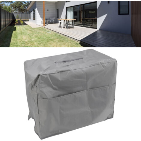 [Protection Machine] [Canopy] [190T] [Housse protectrice] [Housse anti-poussière] [Housse imperméable] [Housse anti-UV] [Polyester argenté] [47x28x37cm] [Gris] [Pour générateur, machine à souder] (1/5)