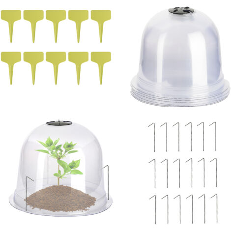 Protecteur de Plantes PVC avec Ventilateur Rotatif - Couverture Transparente Anti-Gel Réutilisable - 1 Pièce (1/5)