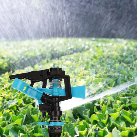 Tête d'irrigation rotative à arroseur pour jardin et pelouse G1/2 en plastique (1/5)