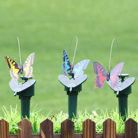 Oiseau Solaire Décoratif pour Pot - Hummingbird Fly - Modèle Solar Powered avec Batterie AAA Alternative (1/5)