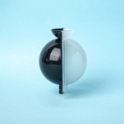 Boîte de Propagation à Air Plastique Diamètre 8cm/12cm Noir-Blanc/Blanc-Vert pour Roses Plantes Grimpantes Arbres Plantes Cloning Reutilisable 10 Pièces Included (1/5)