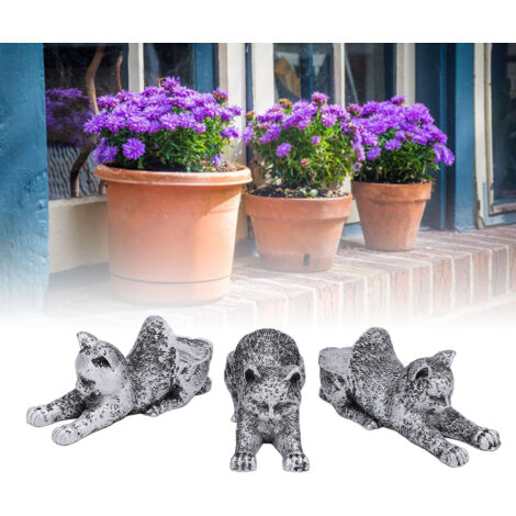 Supports pour pots de fleurs en résine Patte d'éléphant 3pièces Porte-pot élévateur pour drainage Amélioration décorative intérieur extérieur (1/5)