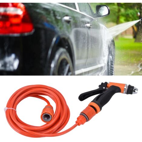 Kit de lavage haute pression portable [Pompe électrique haute pression 12V 72W G1/2] pour voiture, maison et jardin (1/5)