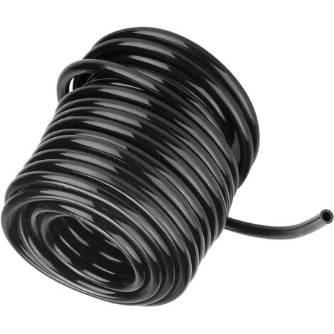 Tuyau d'Irrigation PVC Résistant Industriel 20m/65.6ft Diamètre 6mm Jardinerie Agriculture Flexible Etanche (1/5)