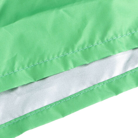 Couverture d'Animalerie Canopy Couverture Imperméable et Anti-UV pour Cage de Jardin Extérieur avec Attaches Polyester Taffeta 190T Vert 210x125cm (1/5)