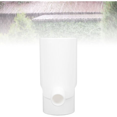 Kit Collecteur d'Eau Pluviale Mano 8cm Blanc Système Diverter Plastique Irrigation Aquarium (1/5)