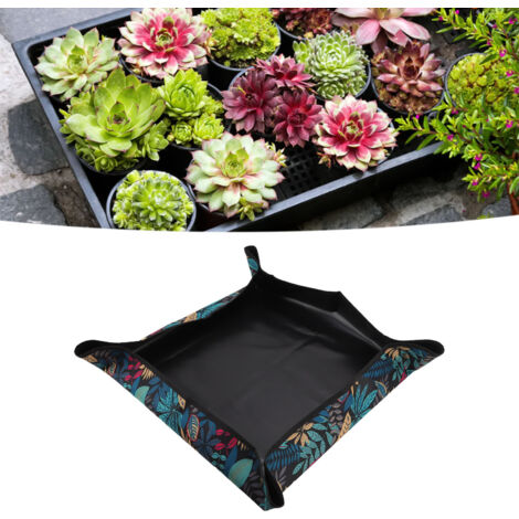 Tapis de Transplantation pour Succulentes Imperméable Pliable en Tissu Oxford 72 x 72cm 250g (1/5)