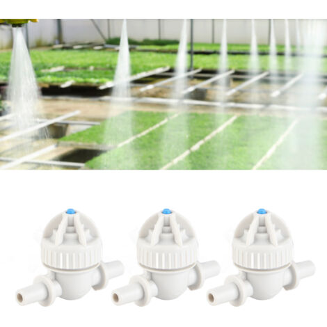 Valves Antidrip Irrigation, Kit de 20 Valves Antidrip Diamètre Double 6mm Matériau POM Résistance Élevée Pression 3.0bar, Pièces Irrigation Faciles à Installer Jardins Potagers (1/5)