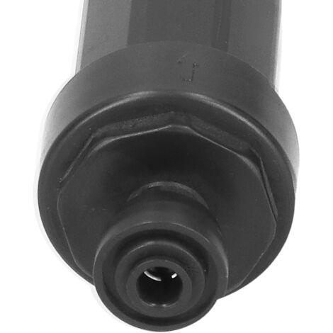 Filtre à Irrigation 1/4in avec Tamis Inox Système Filtration Quick Connect Noir (1/5)