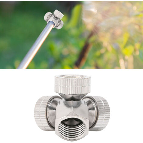 Buse d'arrosage avec 3 trous en cuivre chromé M14x1.5 pour pulvérisateur agricole (1/5)