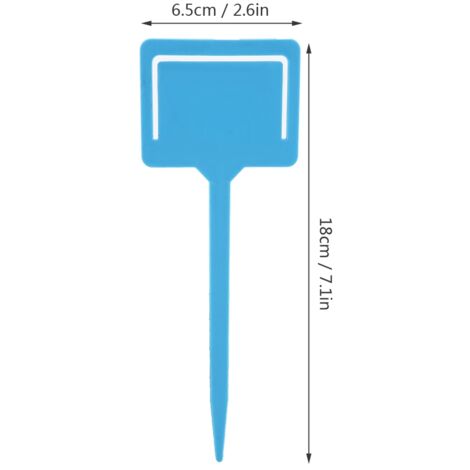 Étiquettes de jardin PVC waterproof durable 20PCS bleues 18x6.5cm (1/5)
