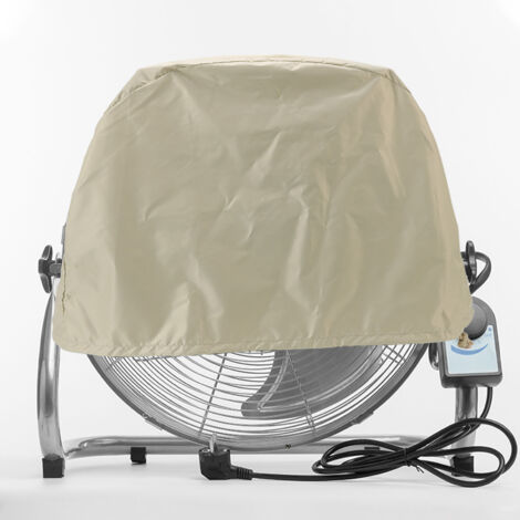 Housse Protecteur Ventilateur Industriel, Imperméable, Anti-UV, Anti-Poussière, Lavable, Facile à Instaler et Stocker, Dimension 61 x 19 x 61 cm (24 x 7.5 x 24 pouces), Poids 113g, Color Beige (1/5)